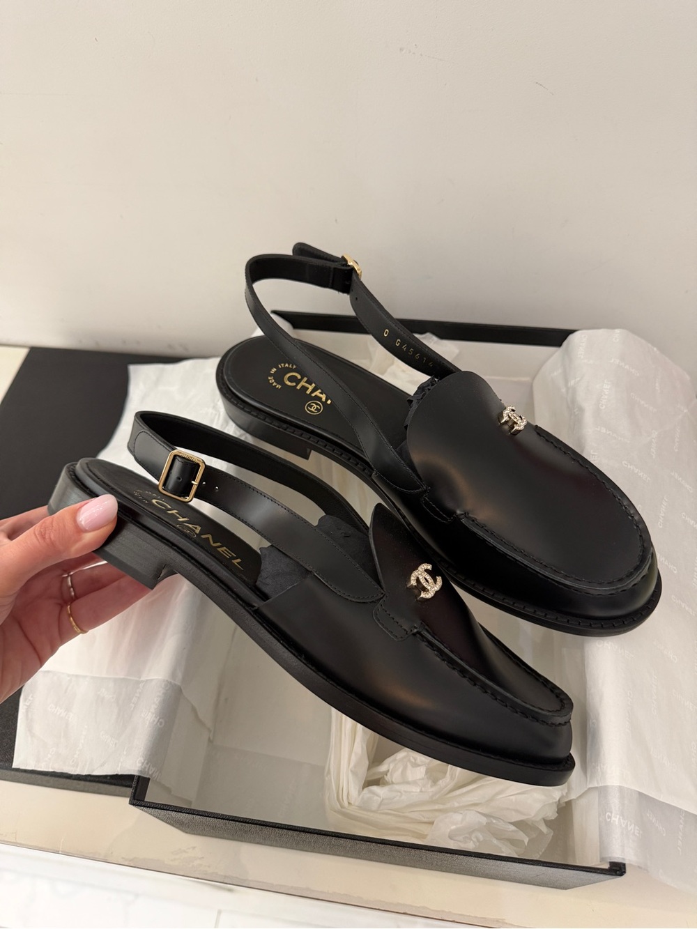 Chanel Slingback Loafers | NIB | Size 38.5C - Picture 4 of 16